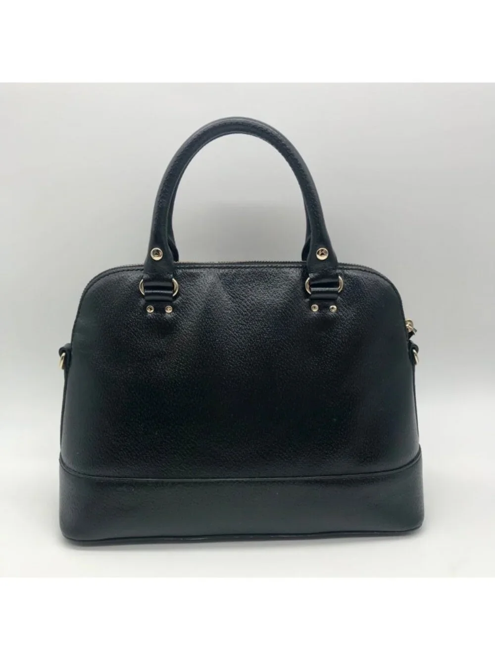 Kate Spade Black Leather Tote Bag